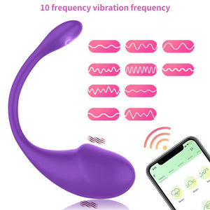 App Controlled Rechargeable Love Egg Vibrator - Playful Cakes