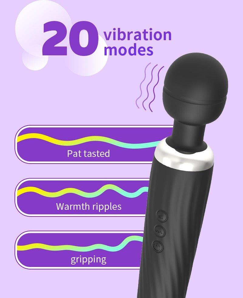 Cloud Rechargeable Mini Massage Wand Vibrator - Playful Cakes