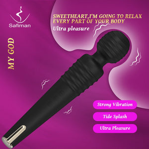 Dream Rechargeable Mini Massage Wand Vibrator - Playful Cakes