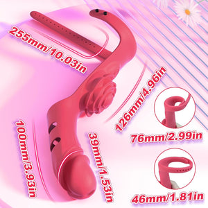 Finger Vibrator Adult Sex Toys - G Spot Vibrator Clitoral Stimulator Rose Toy - Playful Cakes