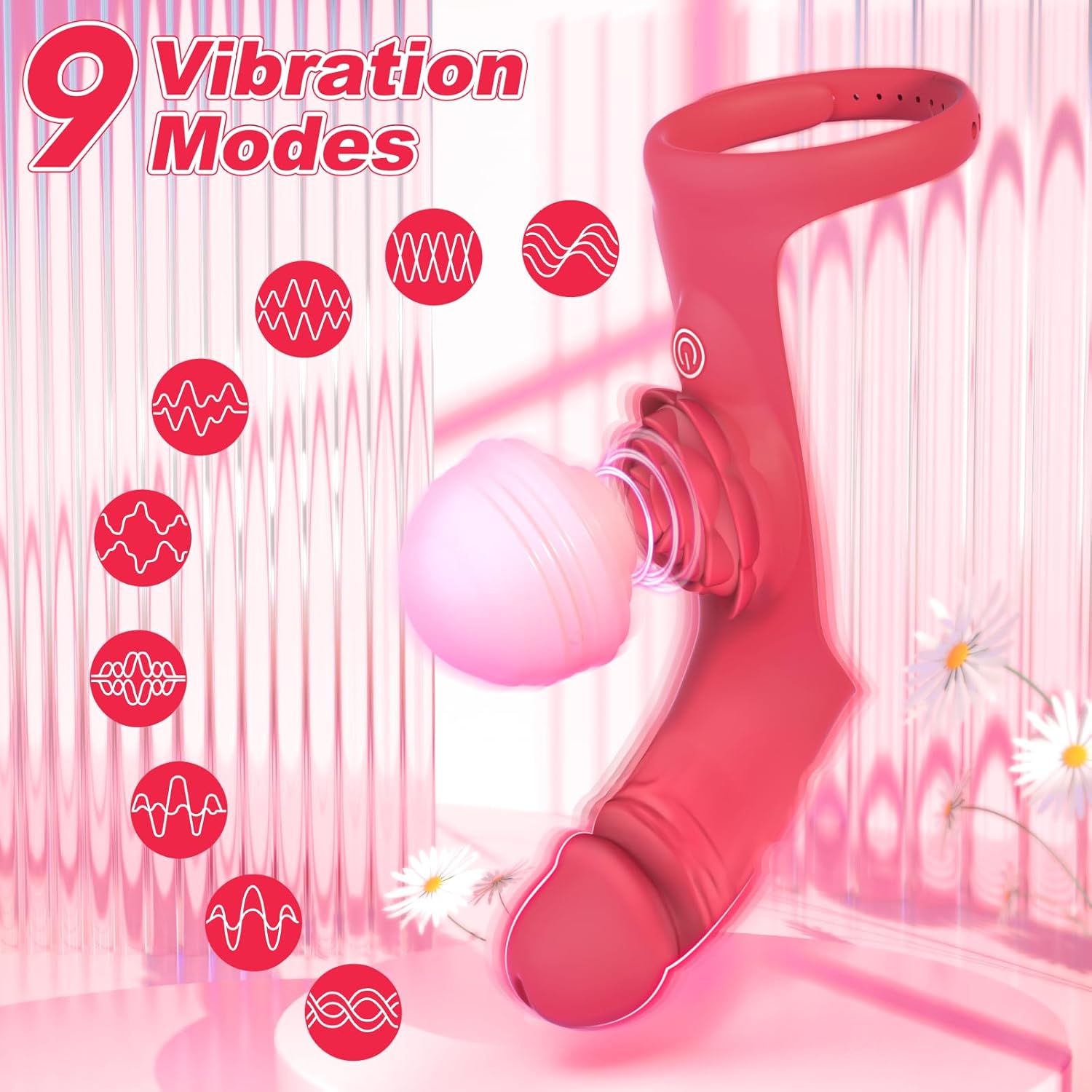 Finger Vibrator Adult Sex Toys - G Spot Vibrator Clitoral Stimulator Rose Toy - Playful Cakes