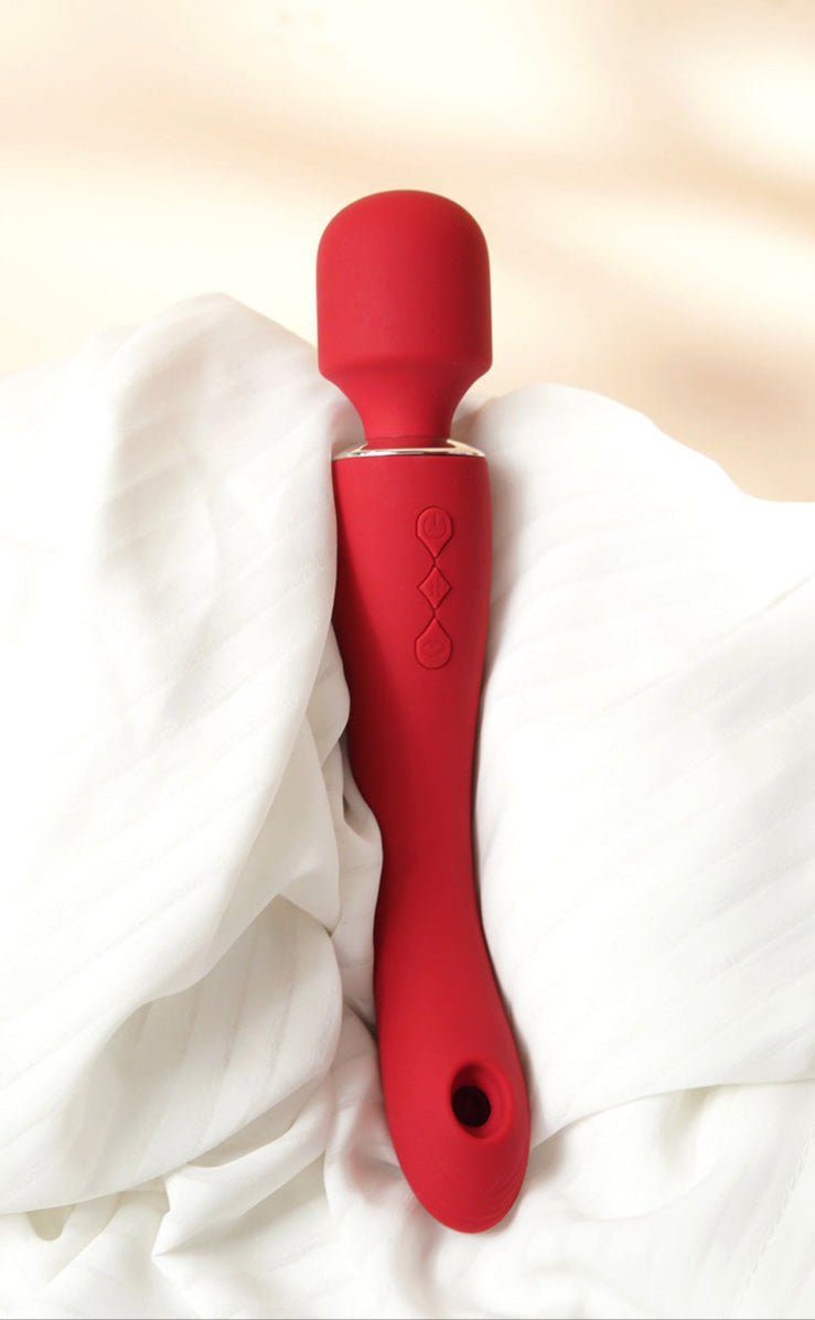 Mini Rechargeable Wand Vibrator - Playful Cakes