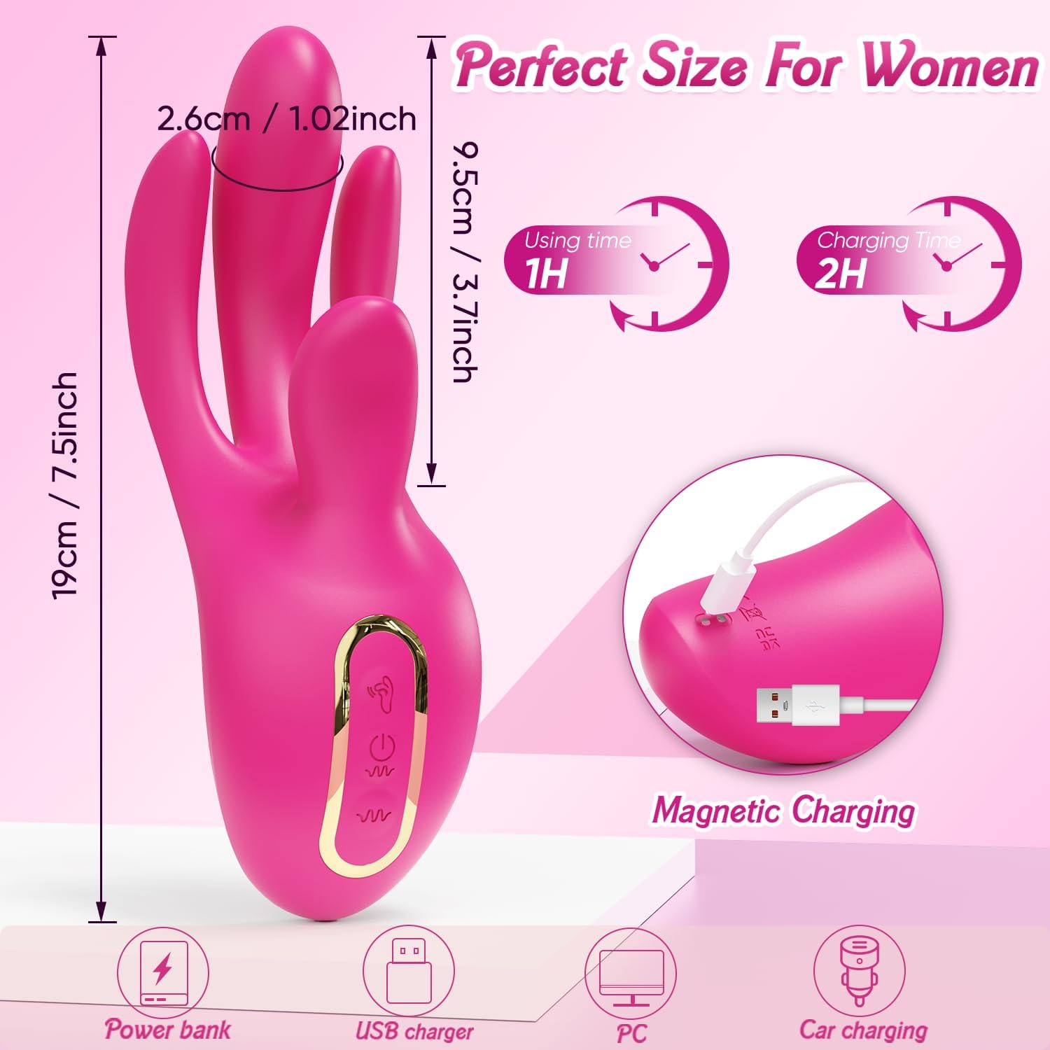 Playful Cakes Finger Vibrator with 10 Flapping Patterns for Women - Playful Cakes