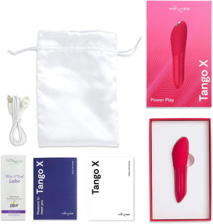 We - Vibe Tango X Lipstick Rechargeable Bullet Vibrator Red - Playful Cakes