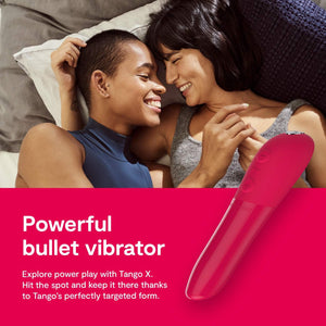 We - Vibe Tango X Lipstick Rechargeable Bullet Vibrator Red - Playful Cakes